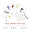 2026 Desk Calendar - Botanical Watercolor Monthly Calendar, Made in