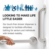 Touch-Free 3 x 10 fl.oz. Shower Shampoo Dispenser Wall Mount