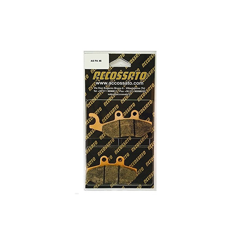 ACCOSSATO Brake Pad agpa46or, Piaggio > 125 X9 EVO (Hengtong