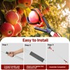 tonchean Fruit Picker, Adjustable 51-91'' Fruit Picker Pole Tool with