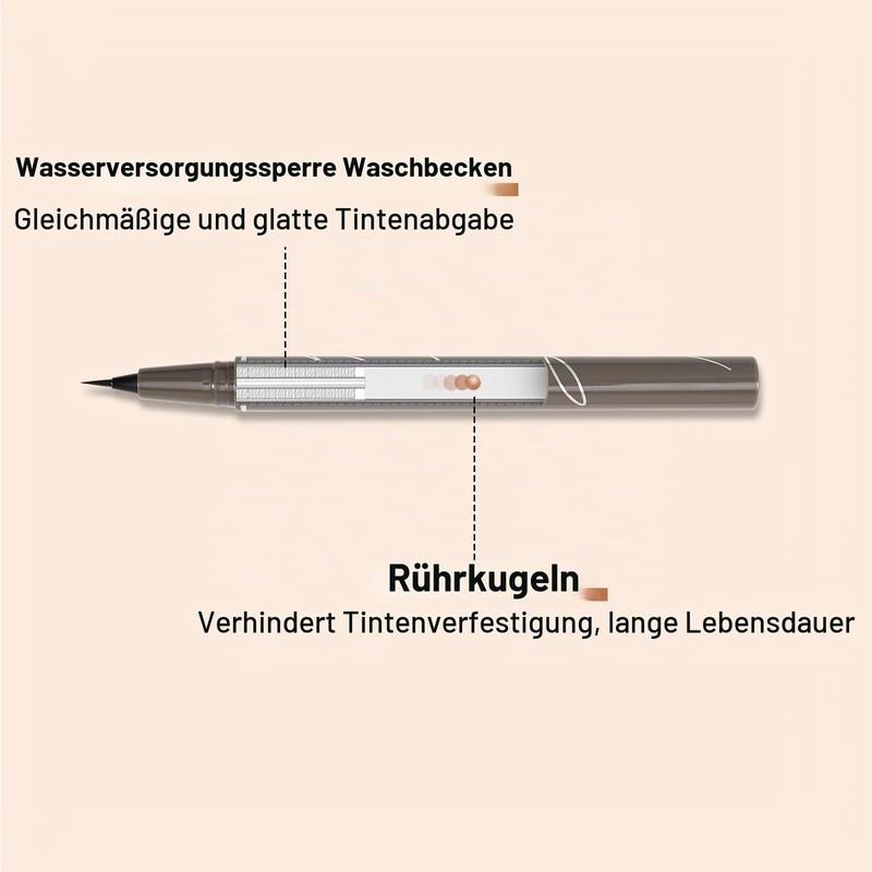 Erinde White Liquid Eyeliner - High Precision, Liquid White Ink