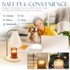 Aimoptg Candle Warmer Lamp with Timer, Dimmable Candle Lamp for