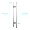 TOGU TG-6018 48 inches Solid Standoffs Heavy-Duty Commercial Grade-304 Stainless