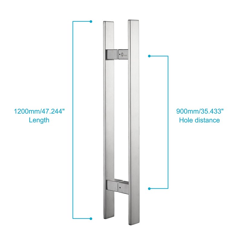 TOGU TG-6018 48 inches Solid Standoffs Heavy-Duty Commercial Grade-304 Stainless
