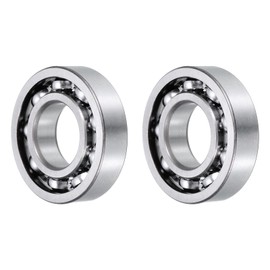 QUARKZMAN 16002 Deep Groove Ball Bearings, ID 15mm x OD 32mm x Width 8mm, P6 (ABEC3) Z3 Deep Groove Ball Bearings, High Speed Chrome Steel Ball Bearings (Pack of 2)