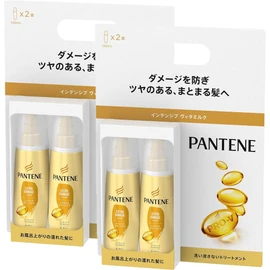 Pantene Extra Damage Care, Breakage and Split Hair Repair, Leave-In Treatment, Hair Milk, 3.4 fl oz (100 ml) x 4, Bulk Purchase