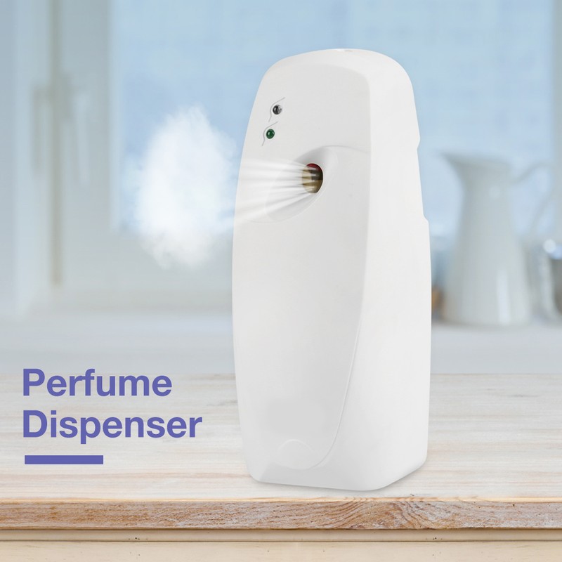 Automatic White Aerosol Dispenser Air Freshener Fragrance Sprayer for Bathroom