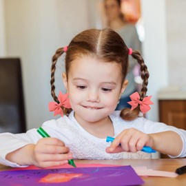 inSowni Paquete de 40/20 pares de cintas de grogrén para el cabello, bandas elásticas para coleta de coleta, bandas para coletas, bandas para bebés, niñas, niños, adolescentes