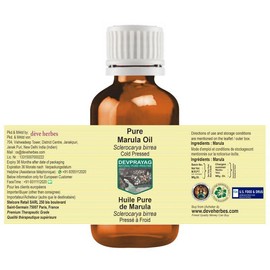 Devprayag Pure Marula Oil (Sclerocarya birrea) Natural Therapeutic Grade Cold Pressed 50ml (1.69 oz)