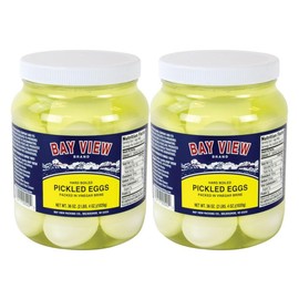 WisconsinMade Bay View Packing Company 36 oz. Pickled Eggs 2-Jar Set