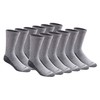 Dickies Men's Big and Tall Multi-Pack Dri-Tech Moisture Control Crew