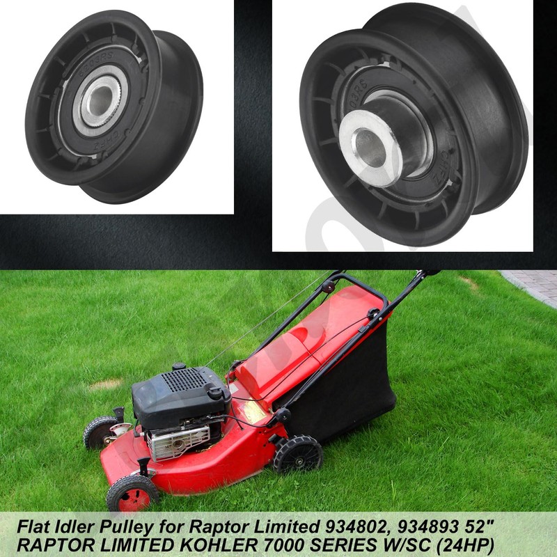 604491 Flat Idler Pulley (3/8" x 2") Compatible with Hustler