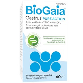 BioGaia Gastrus Pure Action Probiotic Vegan Cap X 60