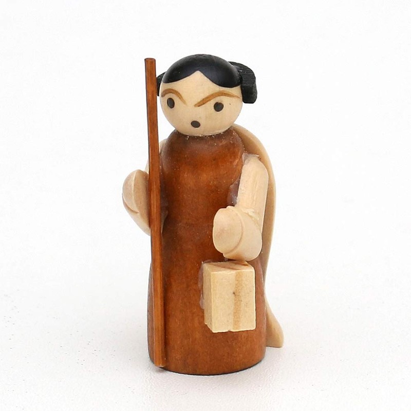 Dekohelden24 Wooden Nativity Figures, Size Selectable Via Drop Down Menu