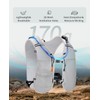 ECOHUB Lightweight Running Hydration Vest, Reflective Hydration Backpack with 2L