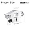 sourcing map 2pcs SHF10 Aluminum Linear Rod Rail Shaft Support