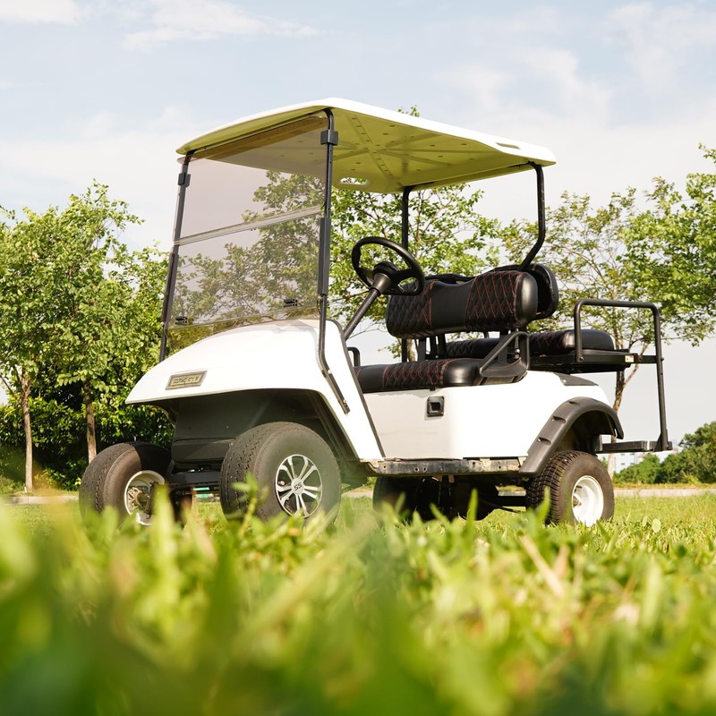 SHUNCHENXIANG 4PCS Golf Cart Diamond Seat Covers for EZGO TXT