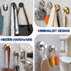 ALLVANA 2-Pack Removable & Reusable Suction Cup Hooks for Shower,