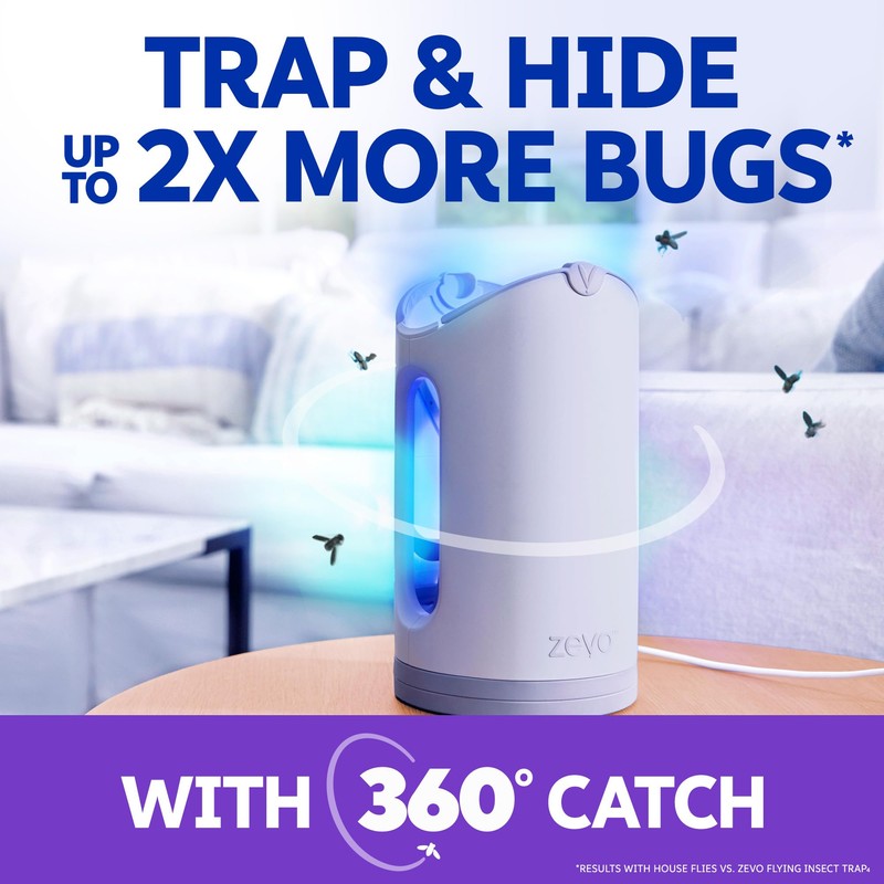 Zevo MAX Bug Catcher & Fly Trap for Indoors -