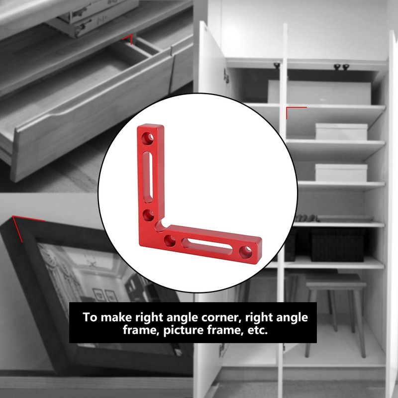 Aluminum Alloy L Shape Corner Clamp 90° Right Angle Welding