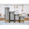 Le'raze Airtight Food Storage Container for Kitchen Counter with Window,