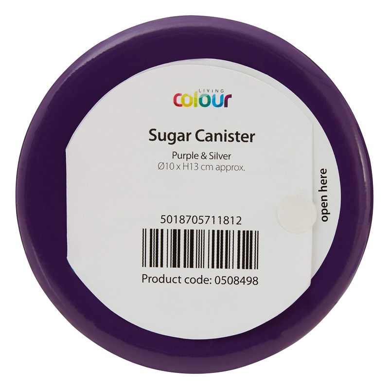 Premier Housewares Sugar Canister - Purple