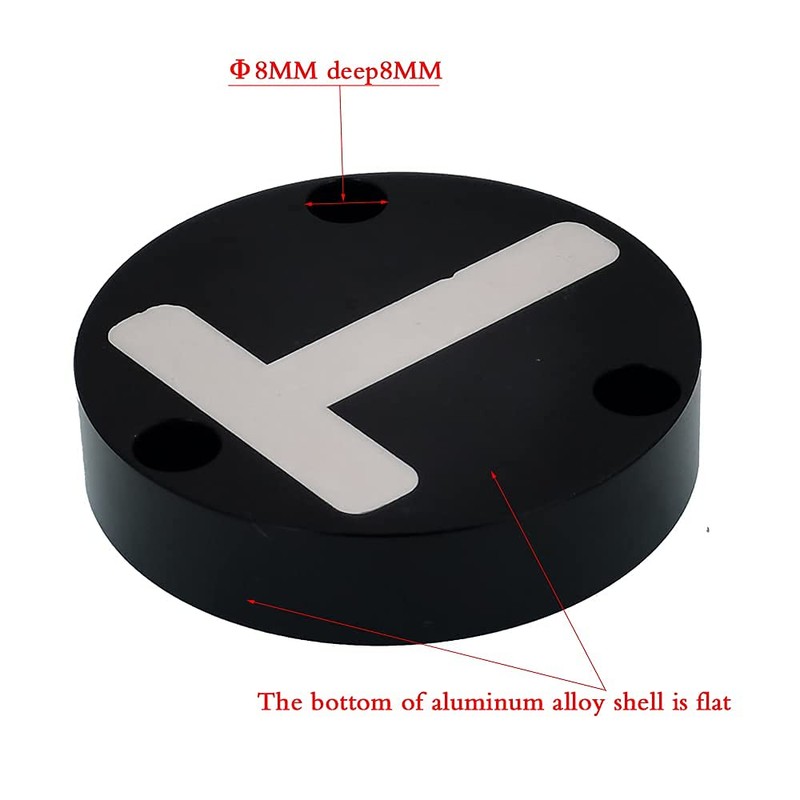 UMEI Universal Glass Level - Metal Round Horizontal Bubble T-Type