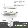 Terapaton RV Bidet for Camper Toilet, Non-Electric Toilet Sprayer Attachment