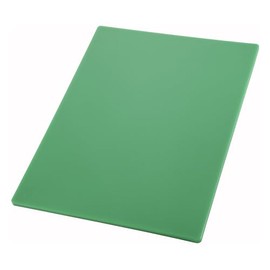 Winco Tabla de cortar, 12 x 18 x 1/2 pulgadas, verde