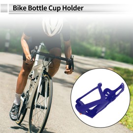 RATCHROLL 1 Pc Universal Motorcycle Bike Drink Holder Adjustable Motorbike Bicycle Water Bottle Cup Holder Blue ABS PC