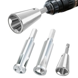 Wire Twisting Tool for 1/4" Hex Shank Drill Wire Nut Twister Attachment For 1.5/2.5/4/6 Square Millimeter Cables Wire Twisting Wire Stripper Tool Cable Quick Stripping Twister