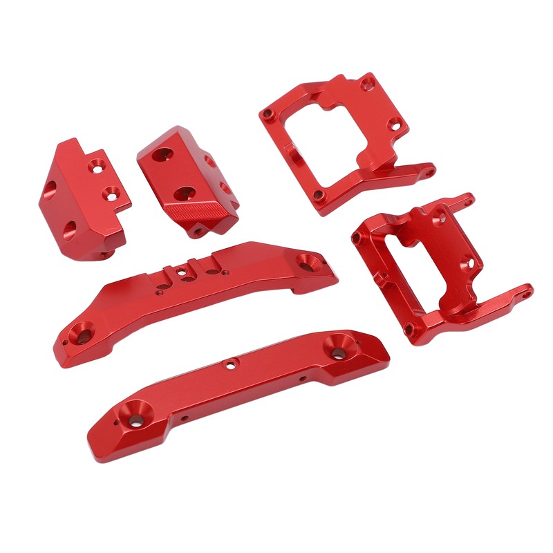 RC 1/18 Bumper Replacement Aluminum Alloy RC Front Rear Bumpers