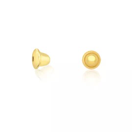 Carol 14k Solid Yellow Gold Earrings Push Backs Replacement Backing-Carol Jewelry Only