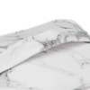 3Pcs Women Cosmetic Bag Marble Print Makeup Case Storage Handbag