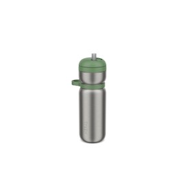 Mepal - Twist Sport Thermal Water Bottle - Leak-proof - Drinking without tipping bottle - Vacuum insulated: 24 hours hot / 12 hours cold - Water bottle - 600 ml - Moss green
