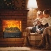 VEVOR 20 Inch Electric Fireplace Log Heater, Fireplace Insert with