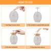 Toothpick Dispenser, Push Style Retro Automatic Toothpick Container Floral Pattern