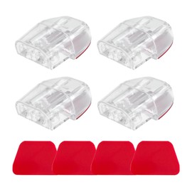 SHMZK 4 PCS Deer Whistles for Car, Deer Whistles Animal Warning Device to Avoid Collisions, Animal Alert Deer Repellent Devices for Cars Trucks Motorcycles, Car Accessories (Transparent)