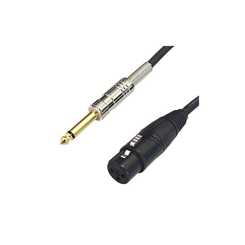 F-Factory FNT-XT-76015M 6.3mm TS Standard Plug Male to XLR (Canon
