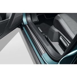 Volkswagen 2GA071310AZMD Door Sill Protector Paint Protection Film Black/Silver Not for Convertible