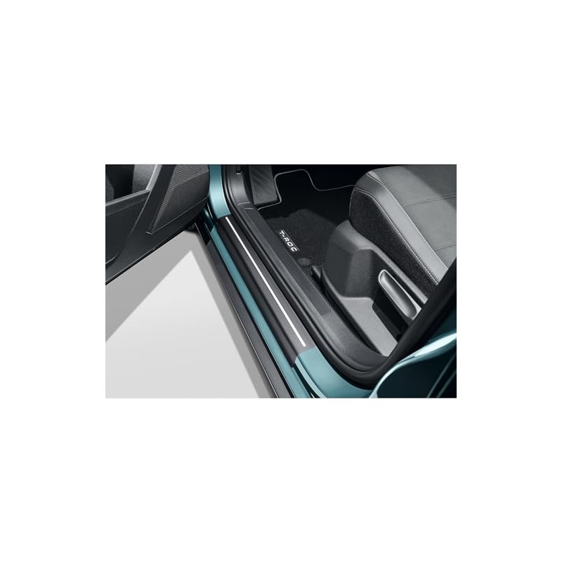 Volkswagen 2GA071310AZMD Door Sill Protector Paint Protection Film Black/Silver Not