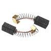 vhbw 2 x Carbon Brushes Motor Carbon Abrasive Carbon 6