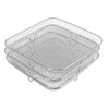 3PCS Fryer Rack Set 304 Stainless Steel Stackable Multi Layer