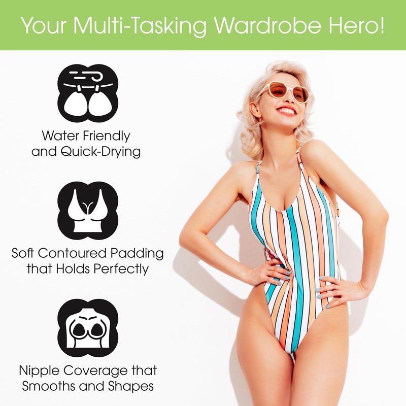 Double Scoop Women's Triangle Push Up Shaper for Bra &