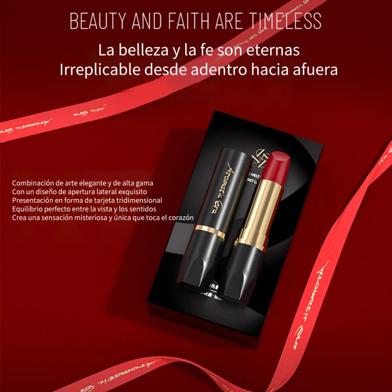 Labial Alta Costura Negro-dorado Semi-mate 3.5g Hidra