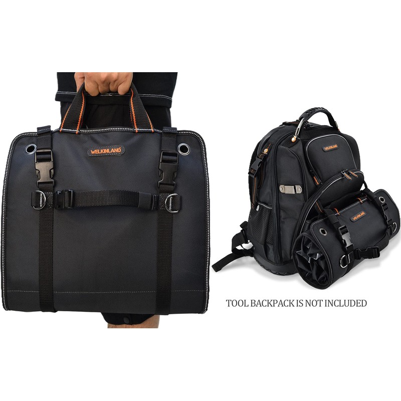 WELKINLAND Men's Tool Roll Organizer, Roll-Up Bag for Mechanics, Electricians