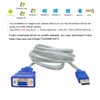 DTech 6 Feet USB to RS232 DB9 Female Serial Adapter
