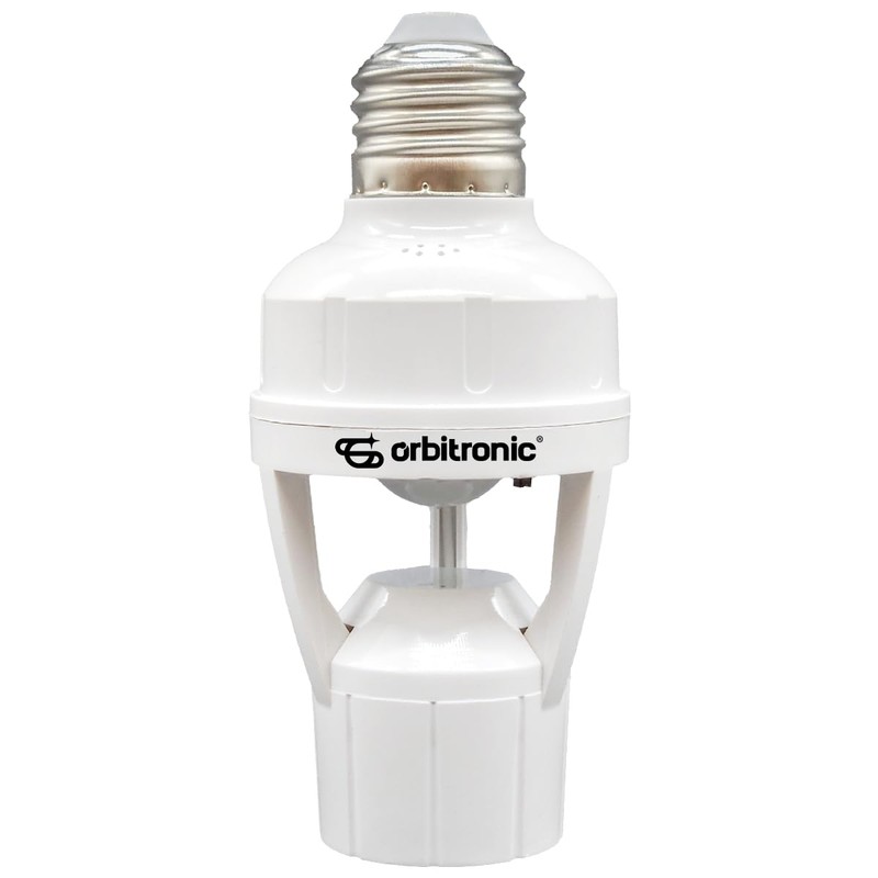 Light Sensor Socket for Light Fixtures, Automatic Dusk to Dawn