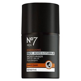 No7 Men Energising Face, Beard & Stubble Moisturiser