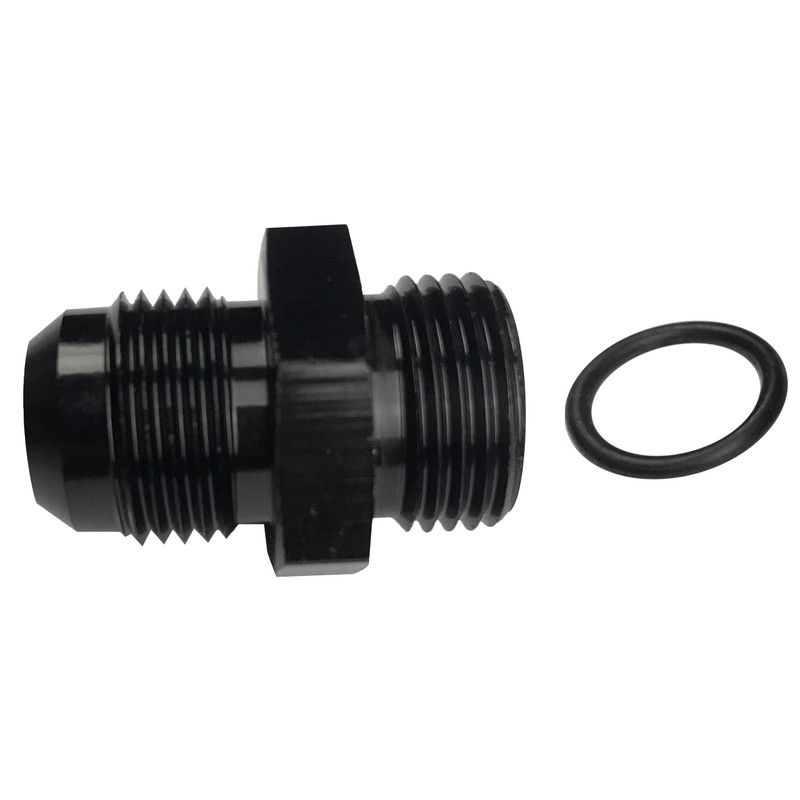 6AN Male Flare to 6AN Male Fuel Pump Rail Fitting